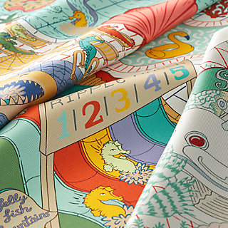 Splash Park double face scarf 90 | Hermès Thailand